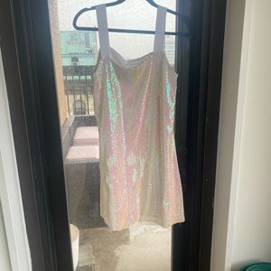 ERAS TOUR white sequin dress